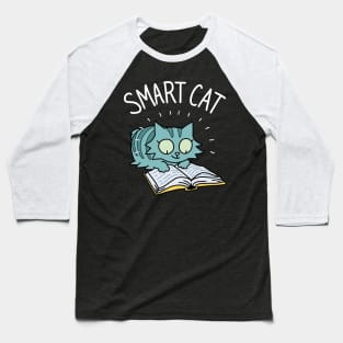 Smart Cat Baseball T-Shirt